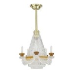 Dollhouse Crystalene Chandelier with Down Rod