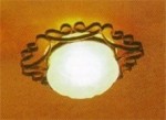 (*) Ornate Ceiling Fixture Large- Choice of Finish -