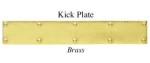 (*) Dollhouse Brass Door Kick Plates