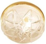 (* Closeout *) Cut-Glass Ceiling Lamp