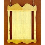 Dollhouse Unfinished Hanging Store Sign