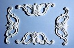 4 pc Frame Ceiling Carving