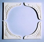 4 pc Frame Ceiling Carving