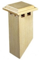 Unfinished Dollhouse Chimney