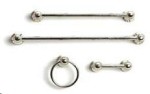 Dollhouse Bath Bar Accessories (Brass or Chrome)