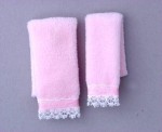 Dollhouse 2 pc Towel Set - Pink