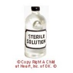 (*) Dollhouse Sterile Solution Bottle