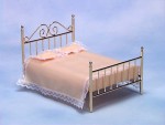 Dollhouse Double Brass Bed