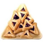 Dollhouse Plate of Hamantashen