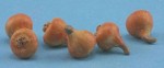 (*) Dollhouse 6 pc Brown Onions