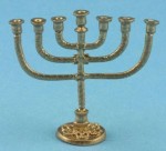 (*) Dollhouse Large Menorah- Choice of Finish -