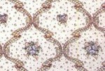 (&amp;sect;) Sale $1 Off - 2 Shts Fleur D'Amour' Wallpaper- Choice of Color -