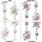 (&amp;sect;) Disc $1 Off - 2 Shts Rose Bouquet Stripes