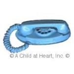 (*) Dollhouse Rotary Princess Phone