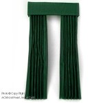&amp;sect; Disc $5 Off - Dollhouse Dark Green Single Drape