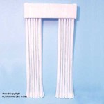 &amp;sect; Disc $7 Off - Dollhouse White Single Drape