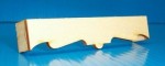 3-11/16" Dollhouse Wood Cornice (Kit)