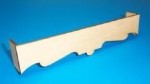 6-3/16" Dollhouse Wood Cornice (Kit)