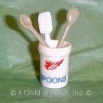 Sale $1.50 Off - Country Spoon Jar w/ Utensils