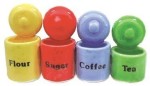 Dollhouse Fiesta Kitchen Canisters