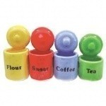 Dollhouse Fiesta Kitchen Canisters