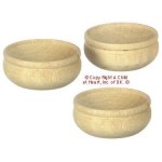 (*) Dollhouse Wooden Bowl Set