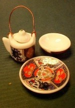 (&amp;sect;) Disc $1 Off - Dollhouse 3 pc Imari Set
