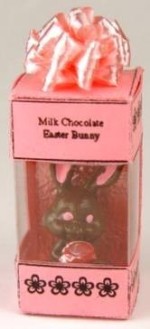 Dollhouse Box with Chocolate Bunny