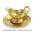 (*) Dollhouse 2 pc Gravy Boat- Choice of Finish -