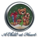 (*) Dollhouse Holiday Tins - Round- Choice of Style &amp; Filled or Not -