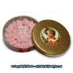 (*) Dollhouse Holiday Tins - Round- Choice of Style &amp; Filled or Not -