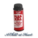 Miniature Can of Flea Spray