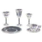 4 Dollhouse (6 pc) Dish &amp; Stemware Set Kit- Choice of Color -