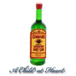 (*) Dollhouse Gordon's Gin Bottle