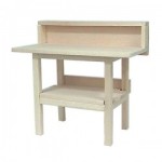 Dollhouse Unfinished Workbench