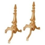 Dollhouse Federal Andirons 2