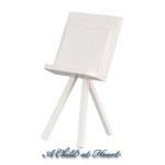 (*Closeout*) Dollhouse White Child's Easel