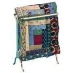 (*) Dollhouse Quilt Rack with Quilt