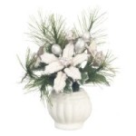 Dollhouse Poinsettia in Large Pot