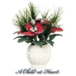 Dollhouse Poinsettia in Large Pot