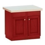 (*) Painted Island with Butcher Block Top- Choice of Color -