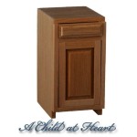 (*) Dollhouse 1&amp;frac12;&amp;quot; Base Cabine