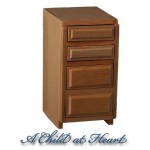 (*) Dollhouse 1&amp;frac12;&amp;quot; Drawer Base Cabinet