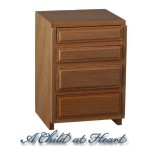 (*) Dollhouse 2" Drawer Base Cabinet