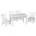 5 pc Table &amp; Chair Set- Choice of Finish -