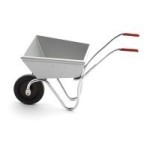 Dollhouse Wheelbarrow - Silver