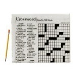 Crossword Puzzle w/Pencil