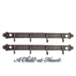 (*) Dollhouse Coat / Hat Rail- Choice of Finish -
