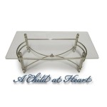 (*) Rectangular Chrome Coffee Table