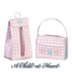 (*) Dollhouse Diaper Storage Set- Choice of Color -
